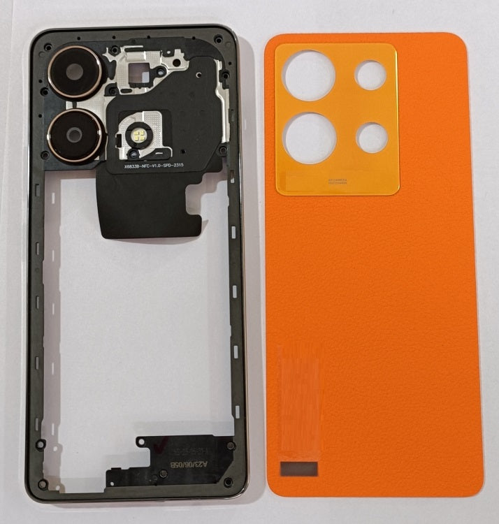 Back Panel Housing for Infinix Note 30 4G: Sunset Gold (Orange)