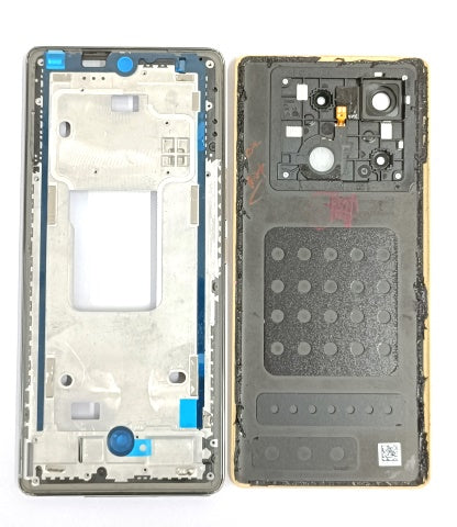 Infinix Note 40 Pro Back Panel Housing Body with middle frame and camera glass lens