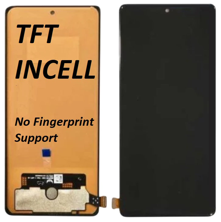 Lcd Display Combo Folder for Infinix Note 50S Black