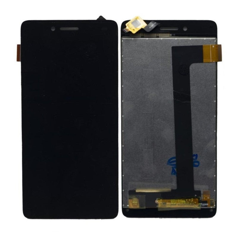 Lcd Display Folder Combo for INTEX FREEDOM Black