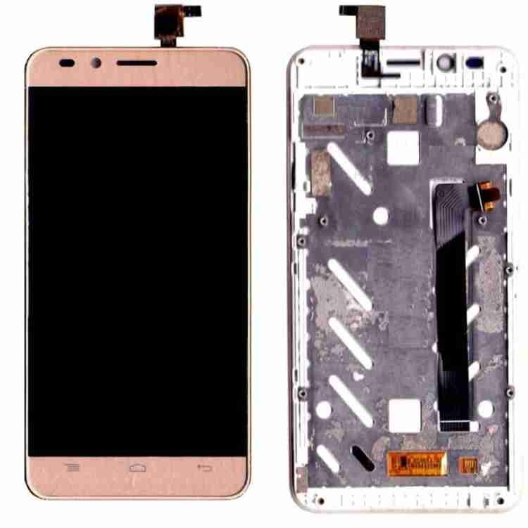 Lcd Display Folder Combo for INTEX JEWEL 2 Black