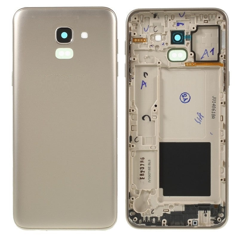 Mozomart Back Panel Housing Body for Samsung Galaxy J6 2018 Gold