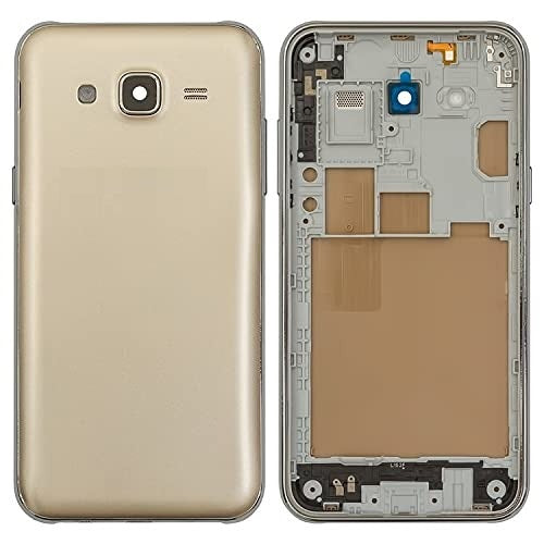 Mozomart Back Panel Housing Body for Samsung Galaxy J7 Gold