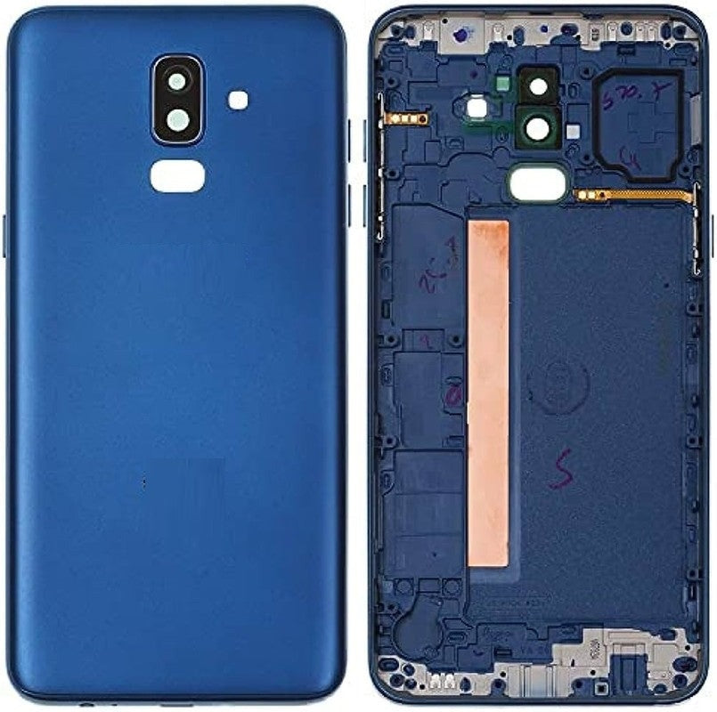 Mozomart Back Panel for Samsung Galaxy J8 Plus Blue