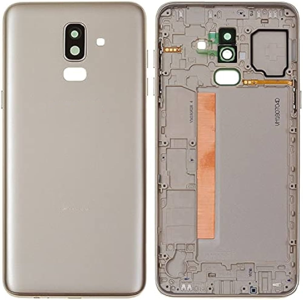 Mozomart Back Panel for Samsung Galaxy J8 Plus Gold