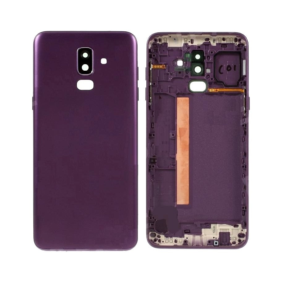 Mozomart Back Panel for Samsung Galaxy J8 Plus Purple