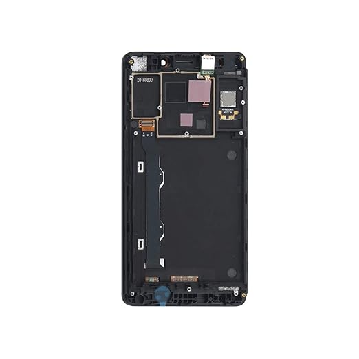 LCD Display Folder Combo With Frame for Lenovo A7000  Black