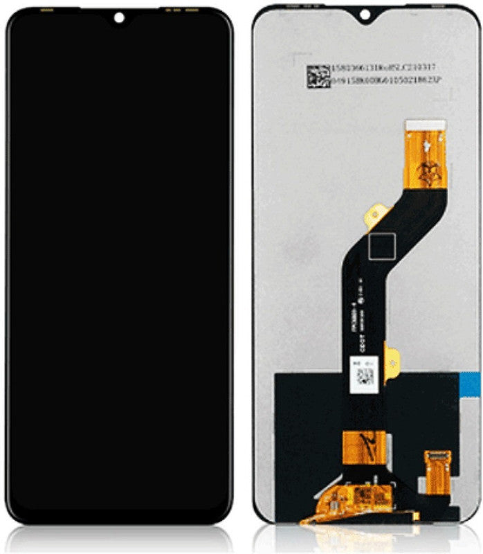 Lcd Display Combo Folder for Infinix Hot 12 Play X6816 X6816C Black