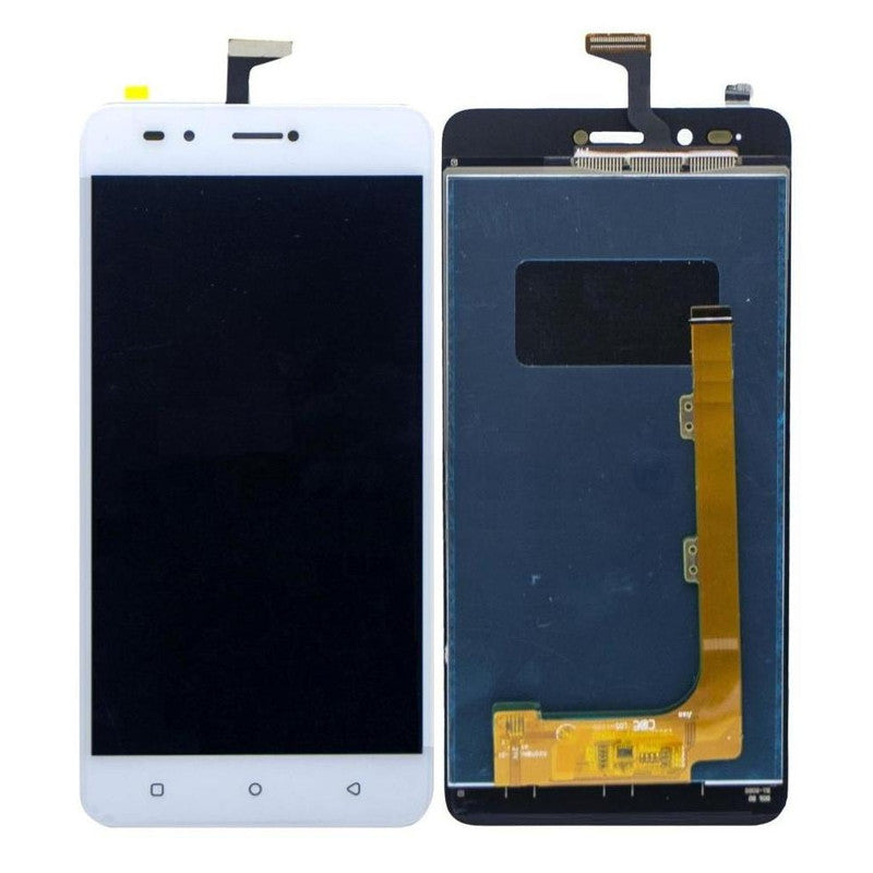 LCD Display Folder Combo for Lava Z90 White