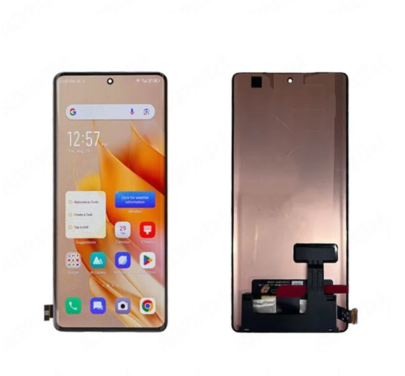 Lcd Display Combo Folder for Infinix Note 50s X6870 Black