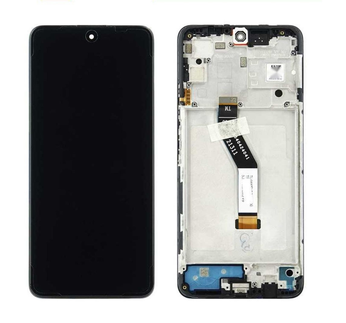 Lcd Display Folder Combo for Poco M4 Pro 5G Black (with Frame)
