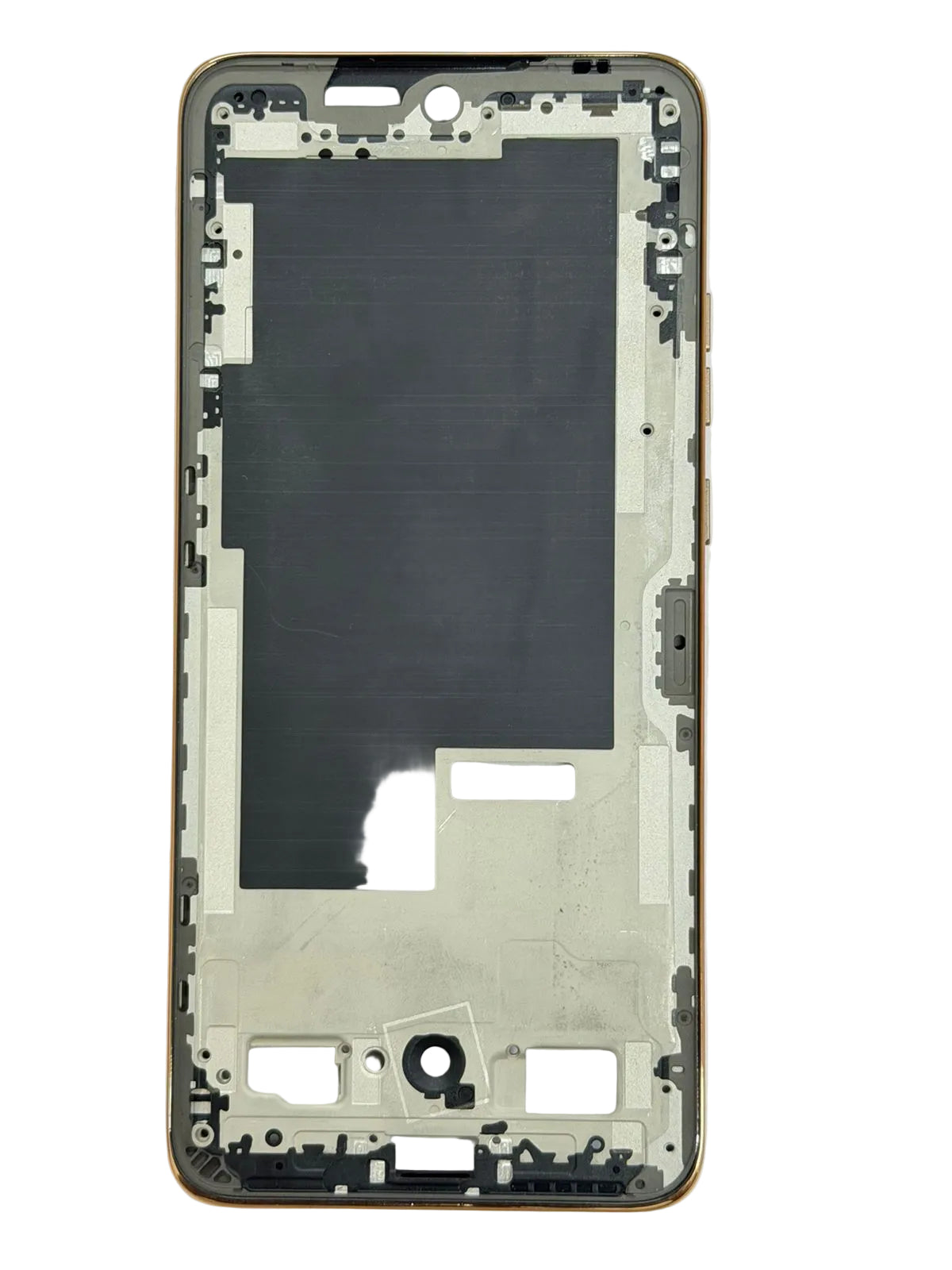 Lcd Frame Middle Chassis for Motorola Moto Edge 50 Neo gold by zeespares.in