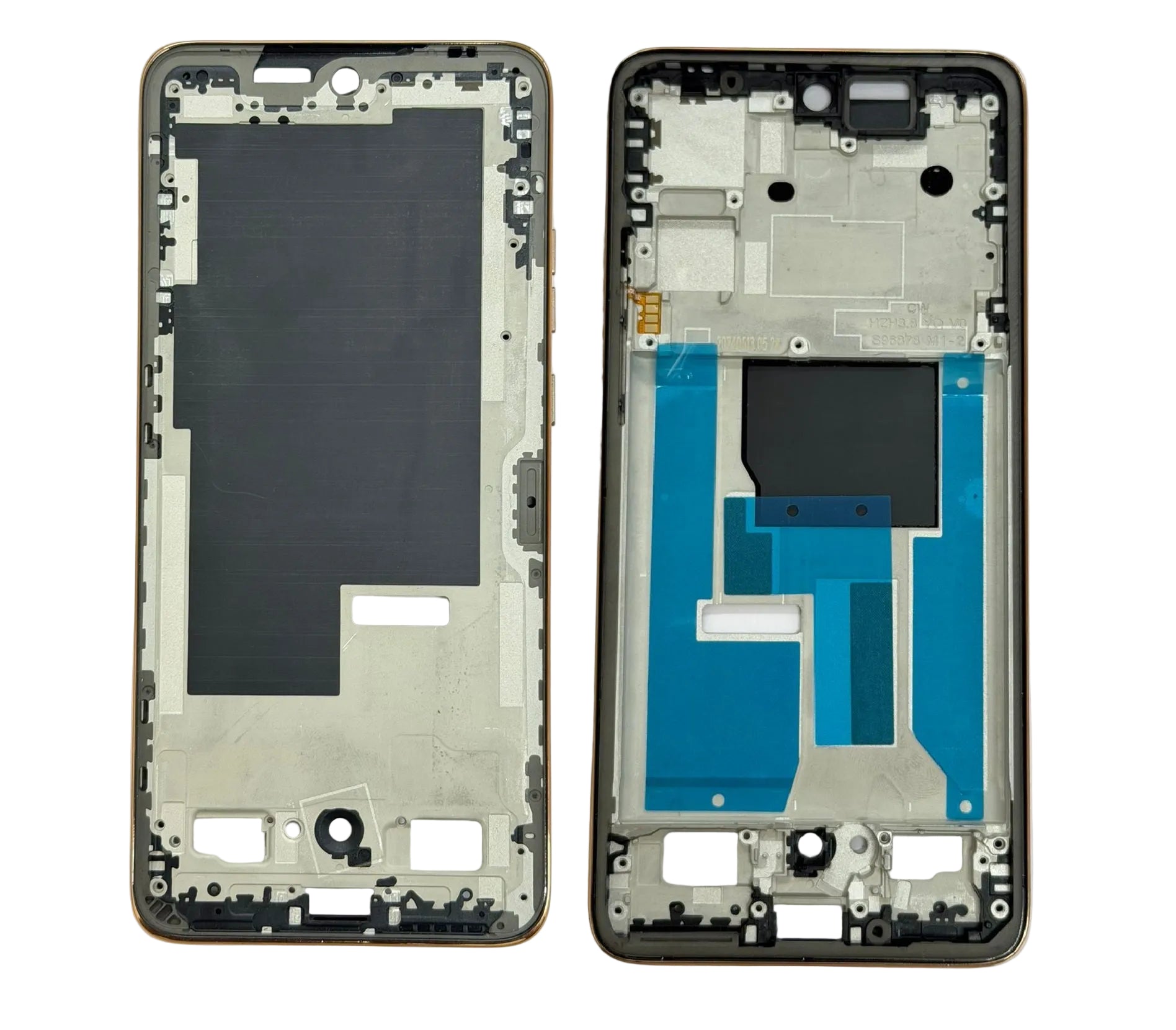 Lcd Frame Middle Chassis for Motorola Moto Edge 50 Neo gold by zeespares.in
