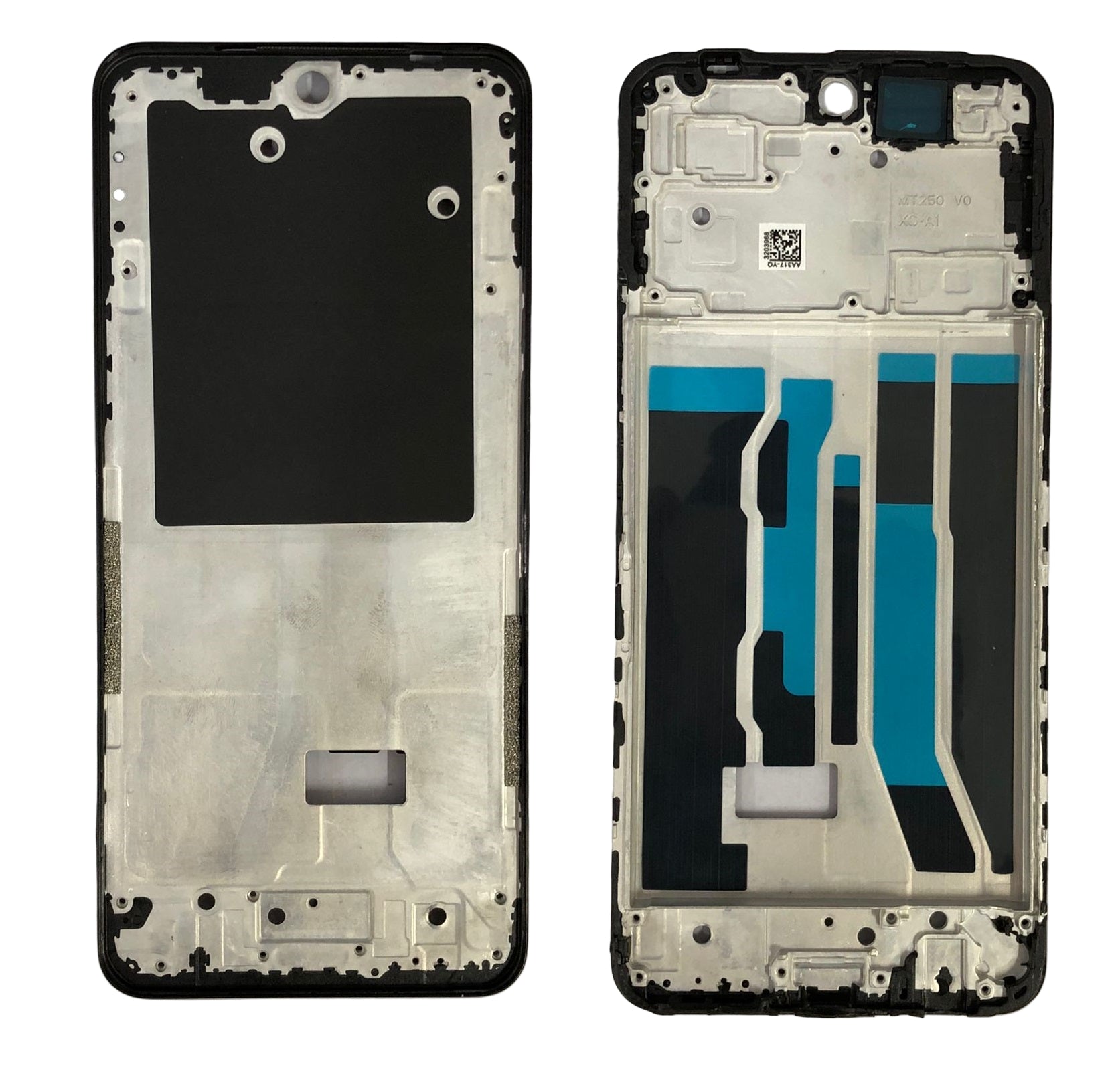 Lcd Frame Middle Frame for Vivo T3X 5G Black