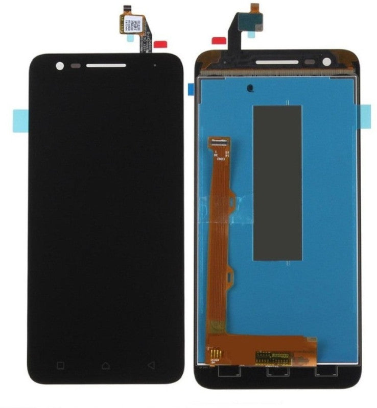 Lcd Display Folder Combo for LENOVO'S VIBE C2 Black