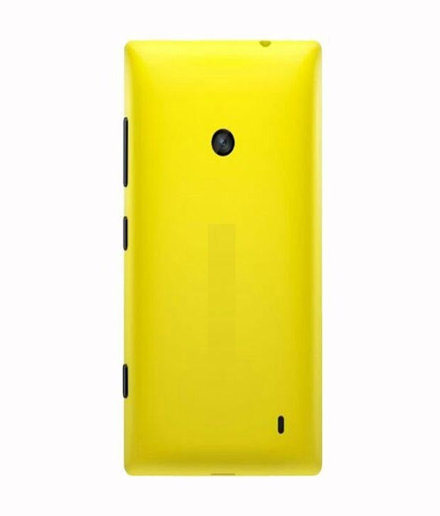 Mozomart Battery Door Back Panel Housing for Nokia Lumia 520 : Yellow