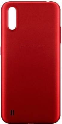 Mozomart Back Panel for Samsung Galaxy M01 Red