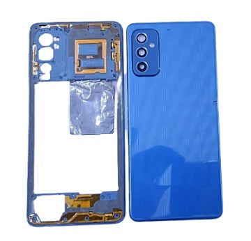 Back Panel With Middle Ring for Samsung Galaxy M52 : Blue