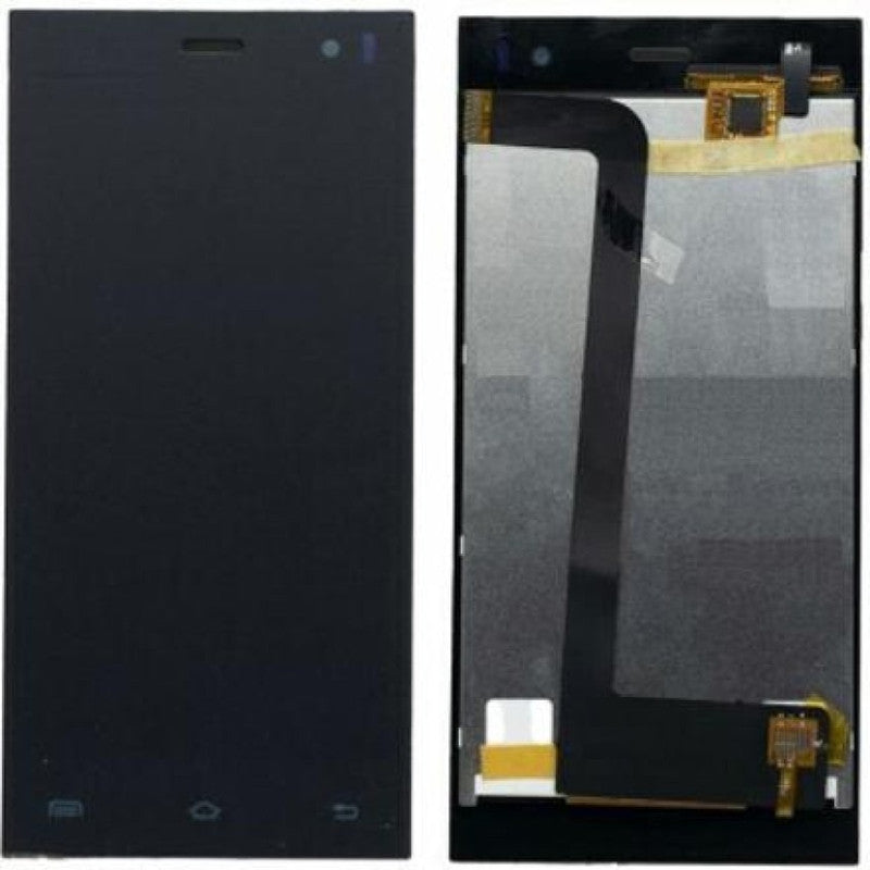 Lcd Display Folder Combo for MICROMAX A99 Black