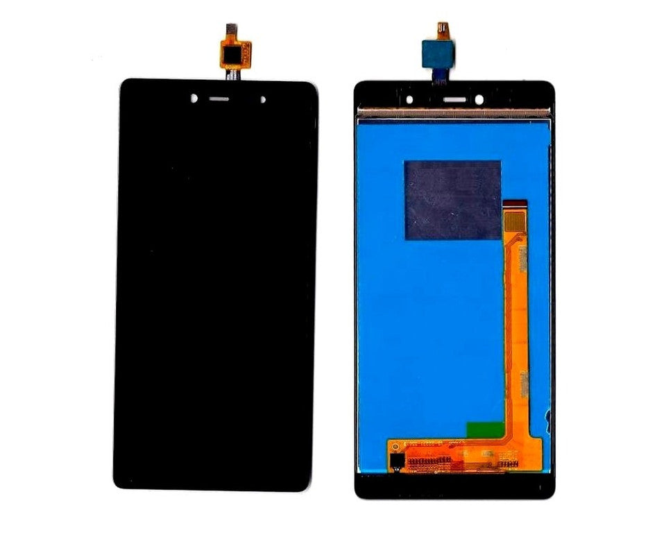 Lcd Display Folder Combo for MICROMAX E481 W/F Black