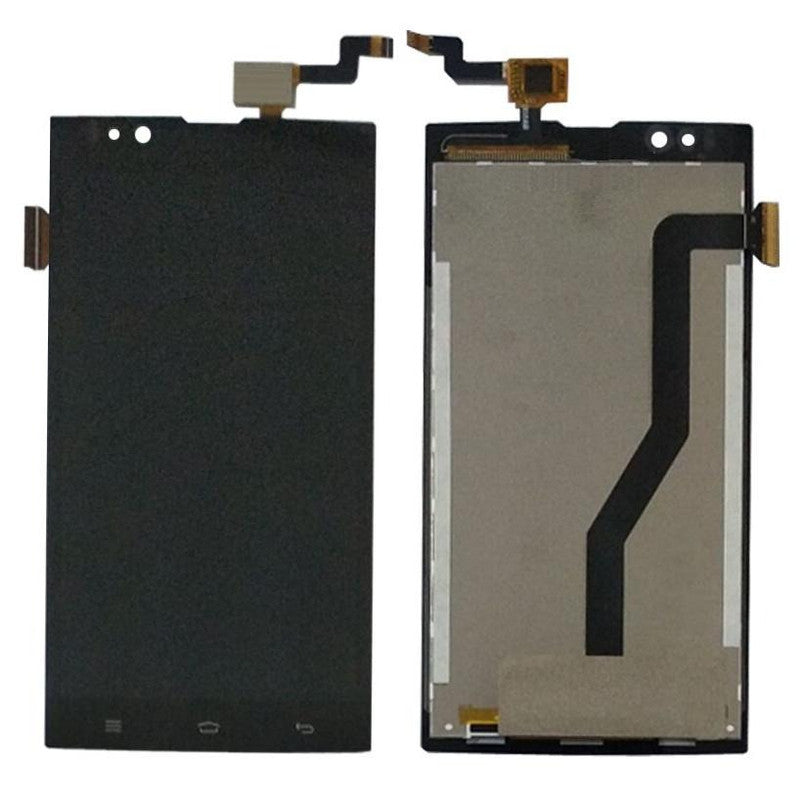 Lcd Display Folder Combo for MICROMAX Q414 Black