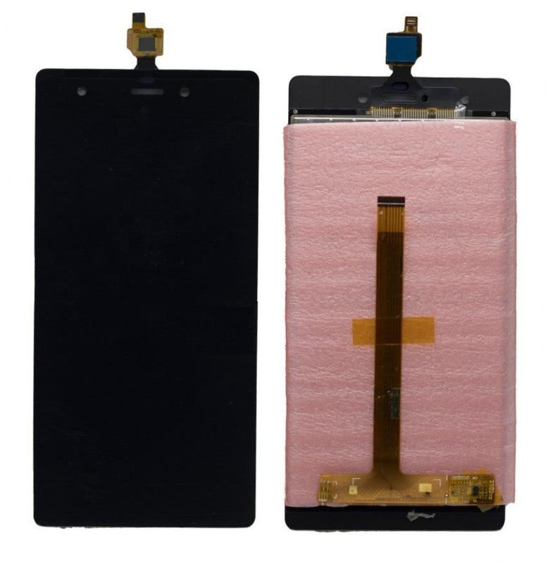 Lcd Display Folder Combo for MICROMAX E352 Black