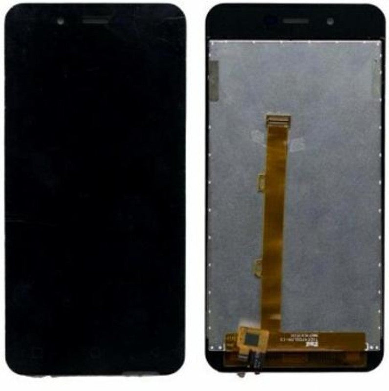 Lcd Display Folder Combo for MICROMAX Q380 Black