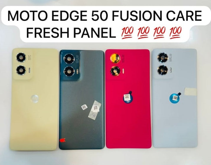 Back Panel with Camera Glass for Moto Edge 50 fusion Silver