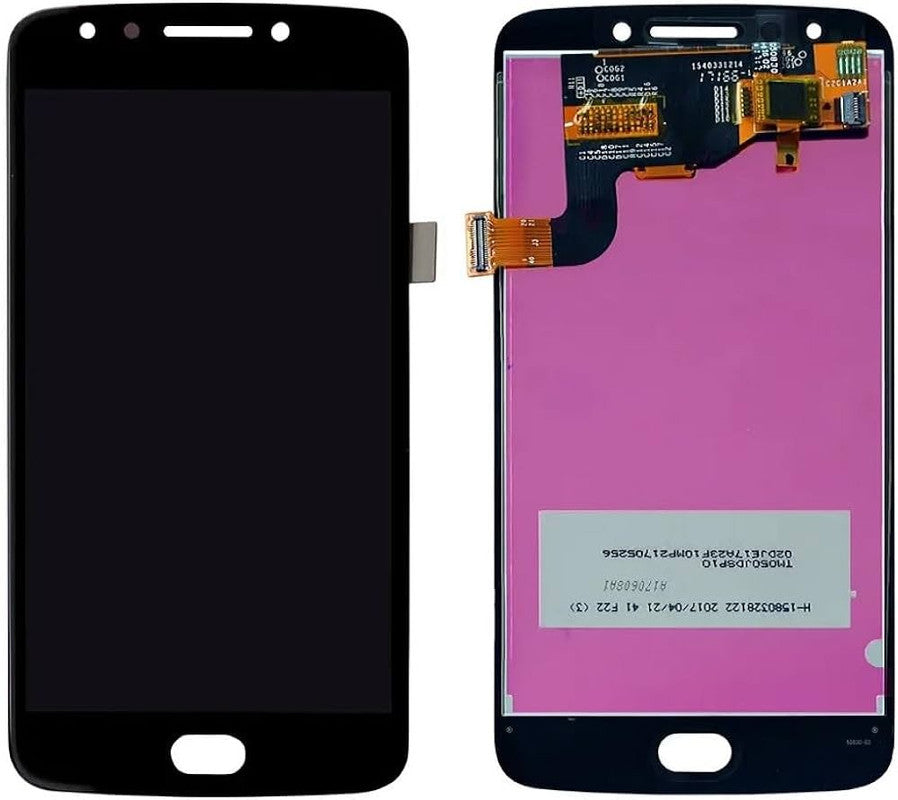 Lcd Display Folder Combo for MOTO E4 Black