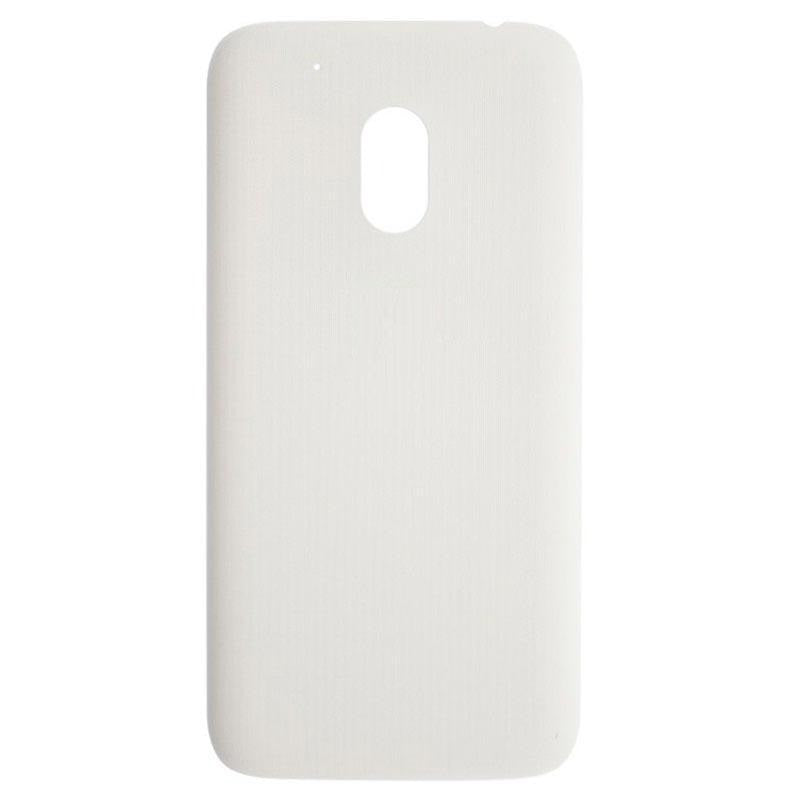 Mozomart Battery Door Back Panel Housing for Motorola Moto G4 Play : White