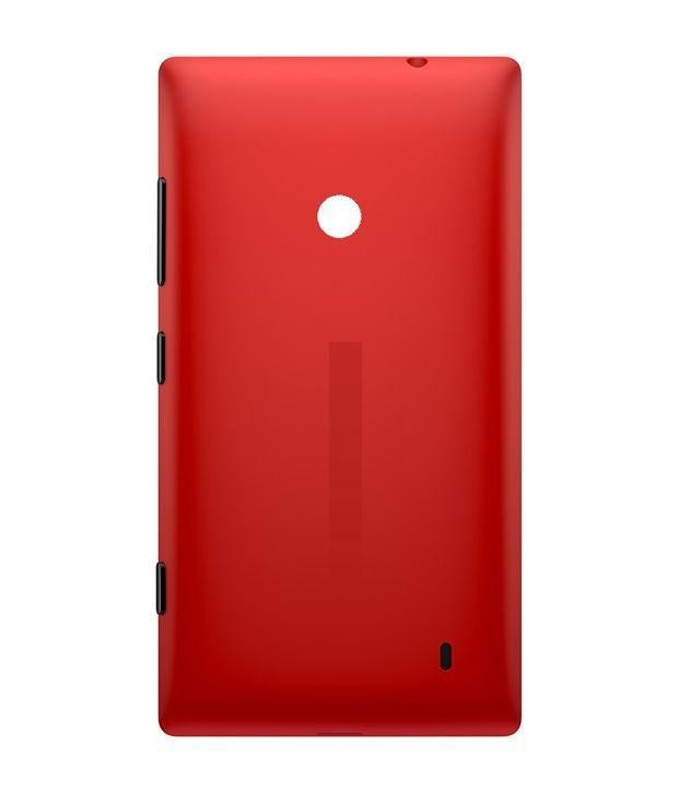 Mozomart Battery Door Back Panel Housing for Nokia Lumia 520 : Red