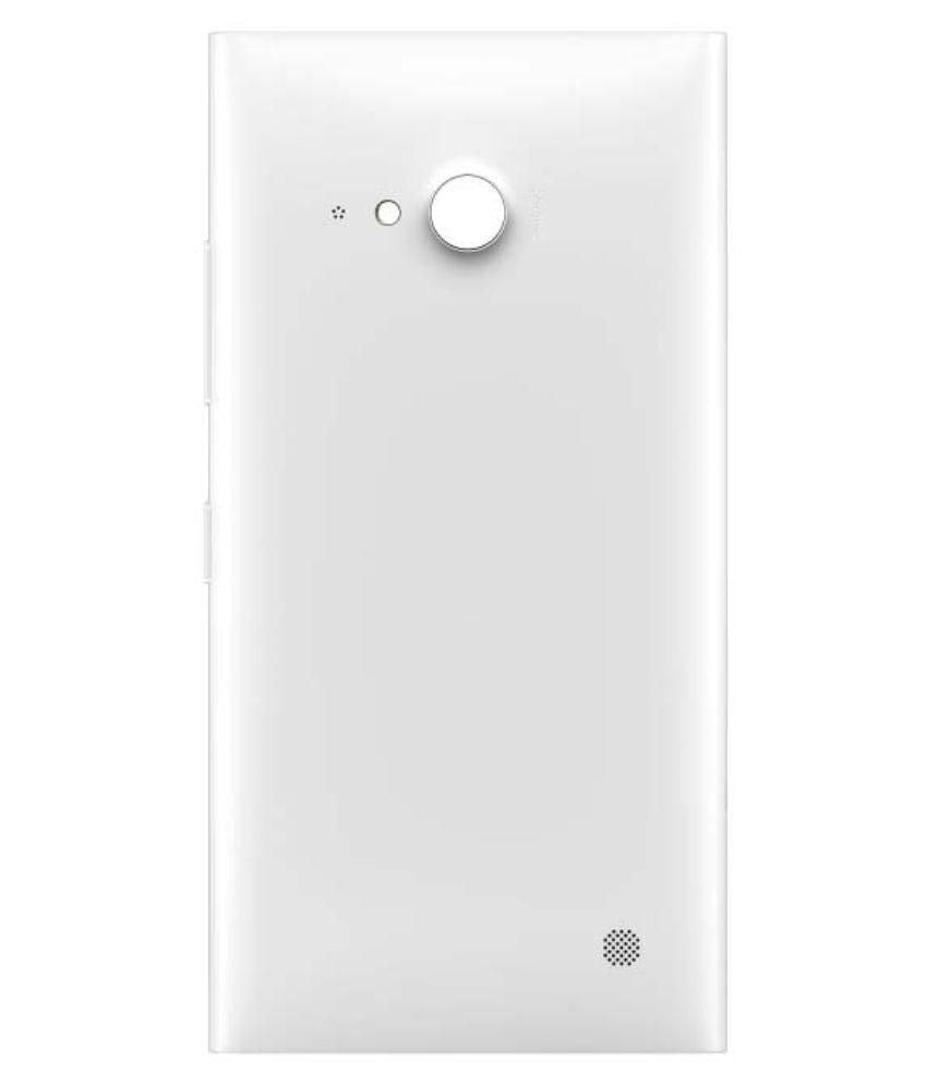 Mozomart Battery Door Back Panel Housing for Nokia Lumia 730 : White