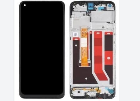 Lcd Display Folder Combo for Oppo A53S (With Frame)
