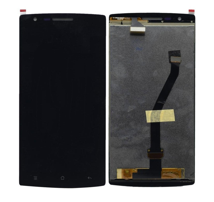 Lcd Display Folder Combo for ONE+ ONE + 1 Black