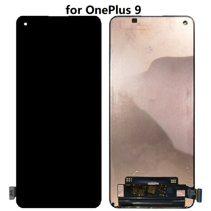 Lcd Display Combo for Oneplus 9 Black OLED - Zeespares.in