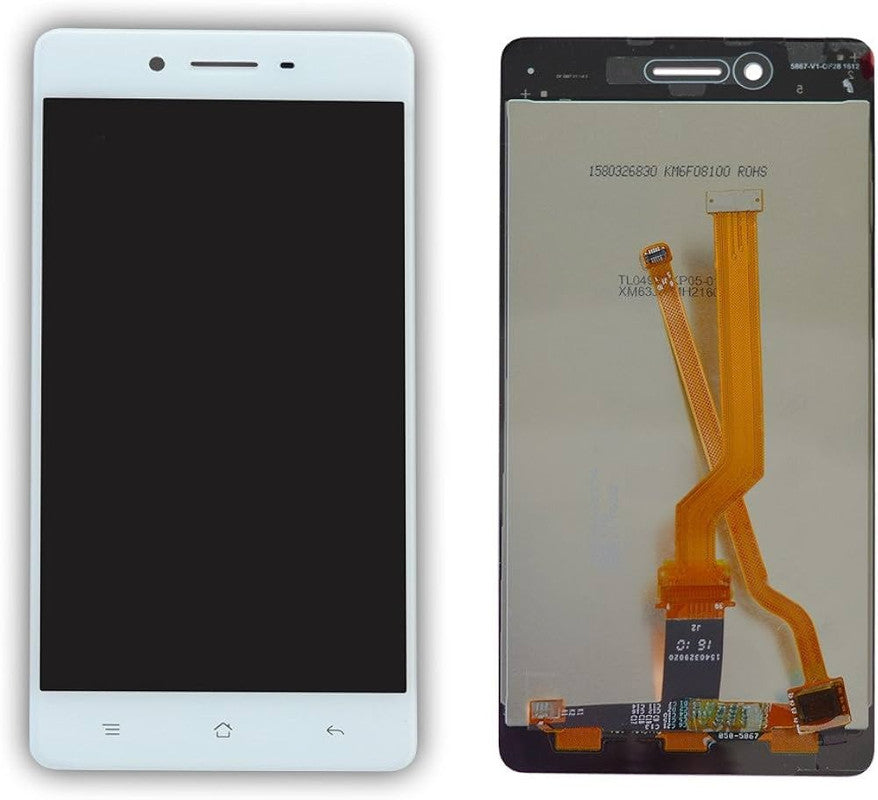 Lcd Display Folder Combo for OPPO FI OLD WALA White