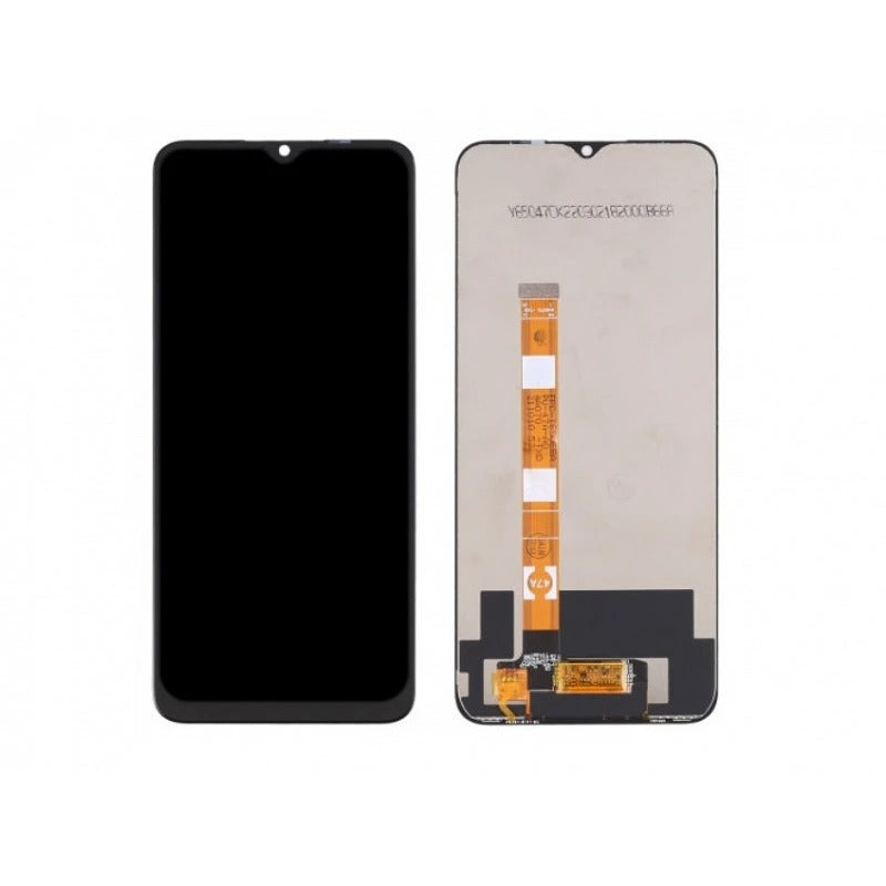 Lcd Display Combo Folder for Oppo A16 Black