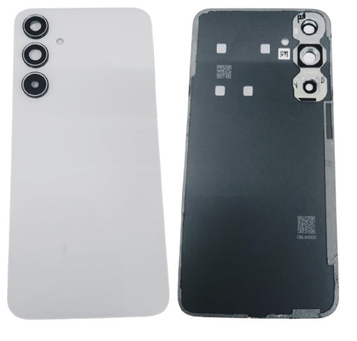 Back Panel Glass With Camera Lens for Samsung Galaxy A35 White