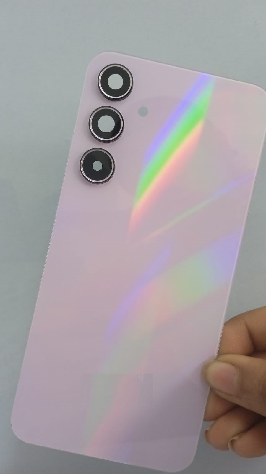 Back Panel Glass With Camera Lens for Samsung Galaxy A35 Pink  Zeespares