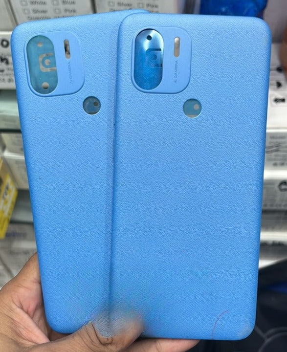 Mozomart Back Panel for Poco C50 : Blue