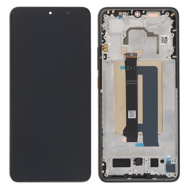 Lcd Display Folder Combo for Xiaomi Redmi MI POCO X6 PRO Black (With Frame)