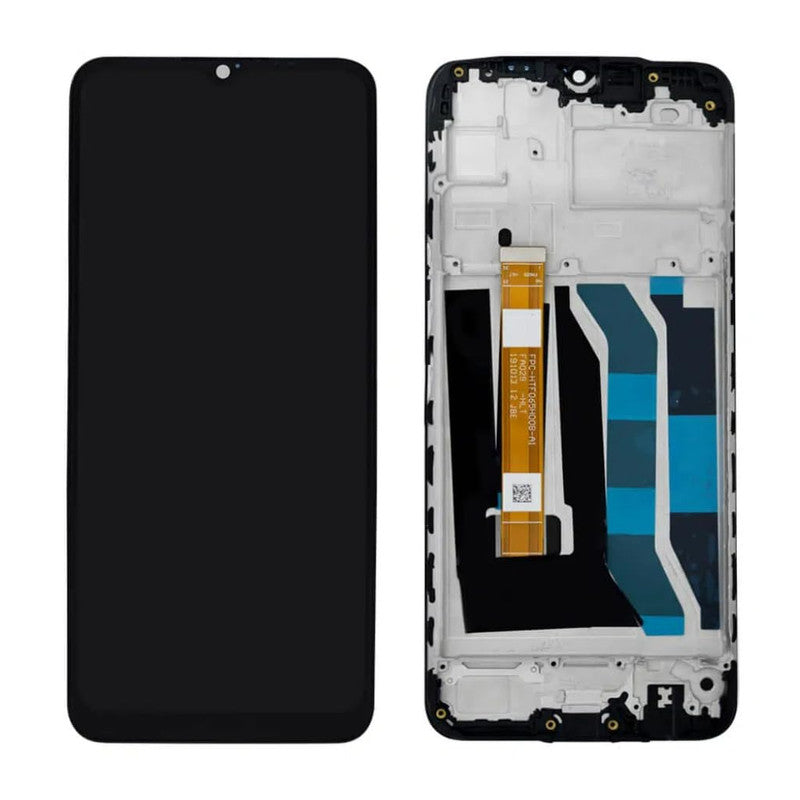Lcd Display Folder Combo for Realme 5(With Frame)