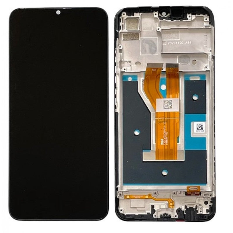 Lcd Display Folder Combo for Realme C11 2021 (With Frame)