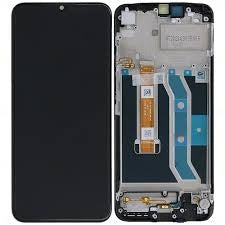 Lcd Display Folder Combo for Realme C25 (With Frame)