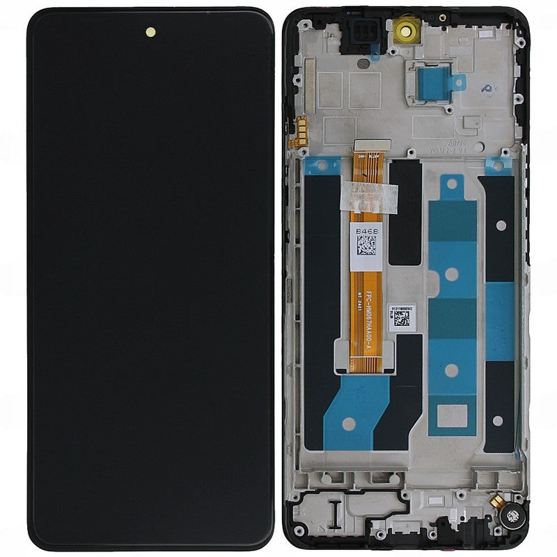 Lcd Display Folder Combo for Realme 12X 5G (With Frame)