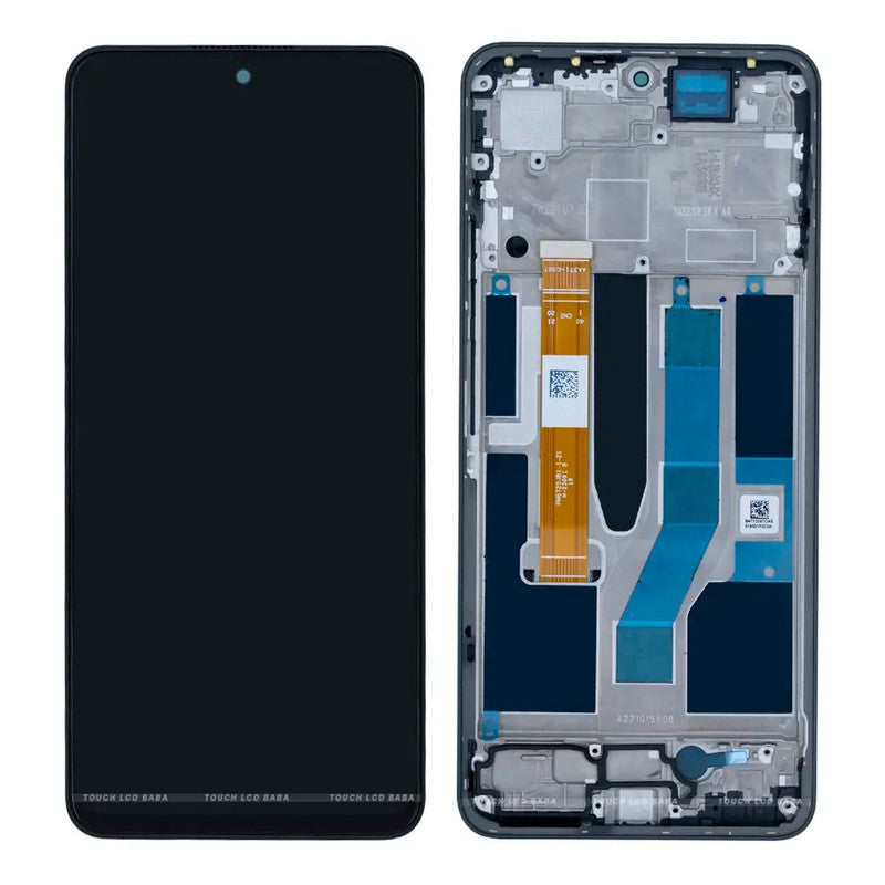 Lcd Display Folder Combo for Realme 10 pro (With Frame)