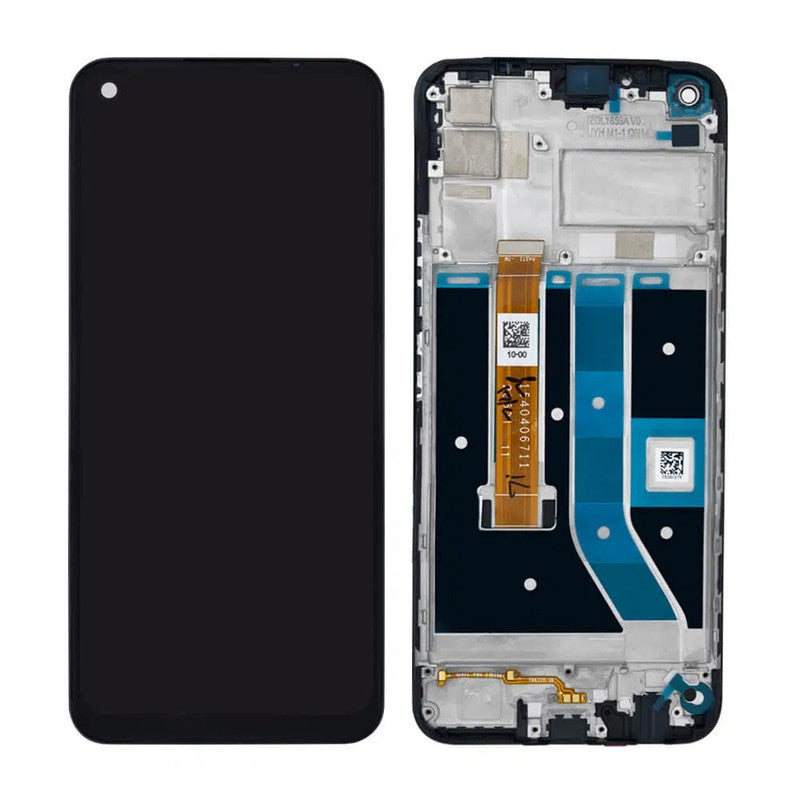 Lcd Display Folder Combo for Realme 7i(With Frame)