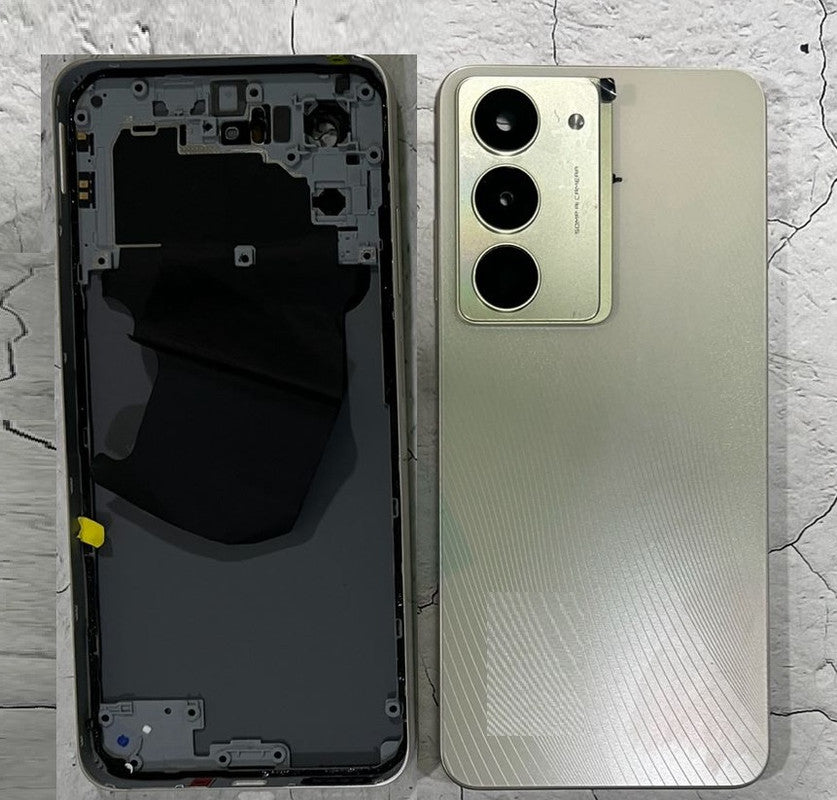 Back Panel Housing for Realme 80X 5G SIlver