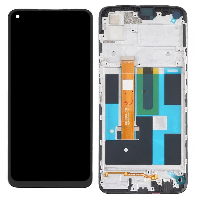 Lcd Display Folder Combo for Realme Narzo 30 5G (With Frame)