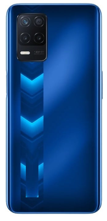 Mozomart Back Panel Housing for Realme Narzo 30 5G Blue